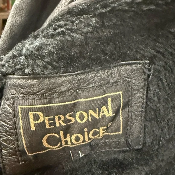 Personal choice trench coat leather large